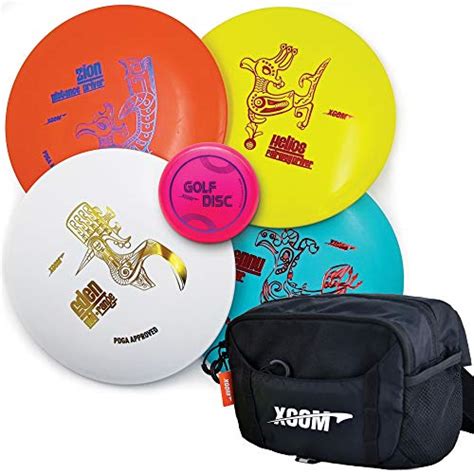 frisbee golf disc set with bag